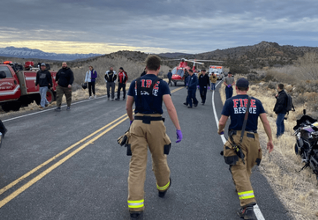 Two transported following Gunlock Rd. motorcycle crash in Veyo - KUTV 2News