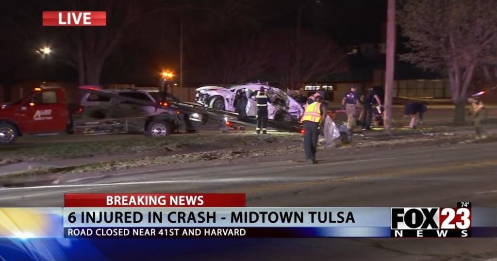 2 dead, 1 baby lost after injury crash involving fire truck near 41st and Harvard - KOKI FOX 23 TULSA