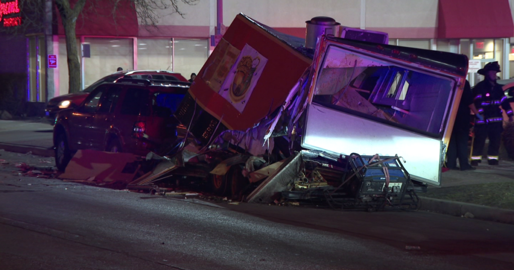 Car crashes into food truck with owner inside - TMJ4 News