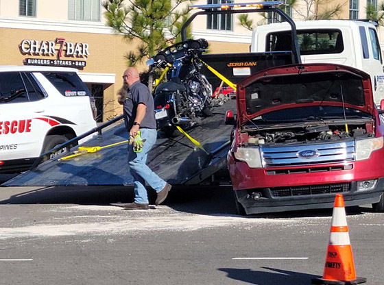 One airlifted after motorcycle, car collide - Sandhill Sentinel