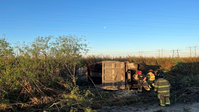 Dump truck driver dies after truck overturns on US 27 - WPLG Local 10