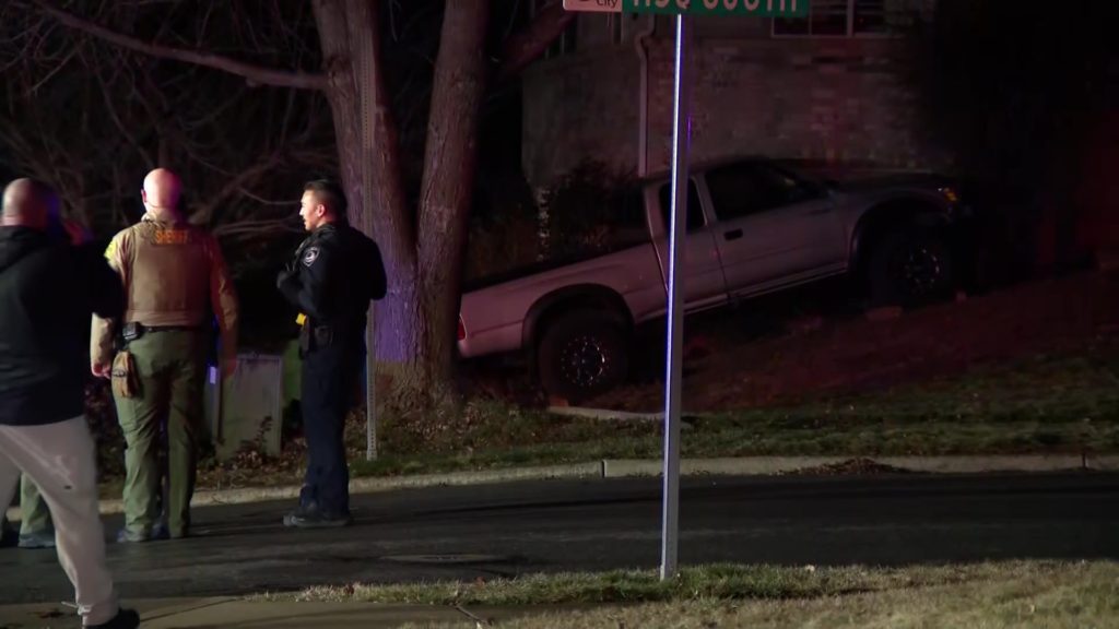 'We woke to a literal bang': Truck crashes into Kaysville home after police chase - KSLTV