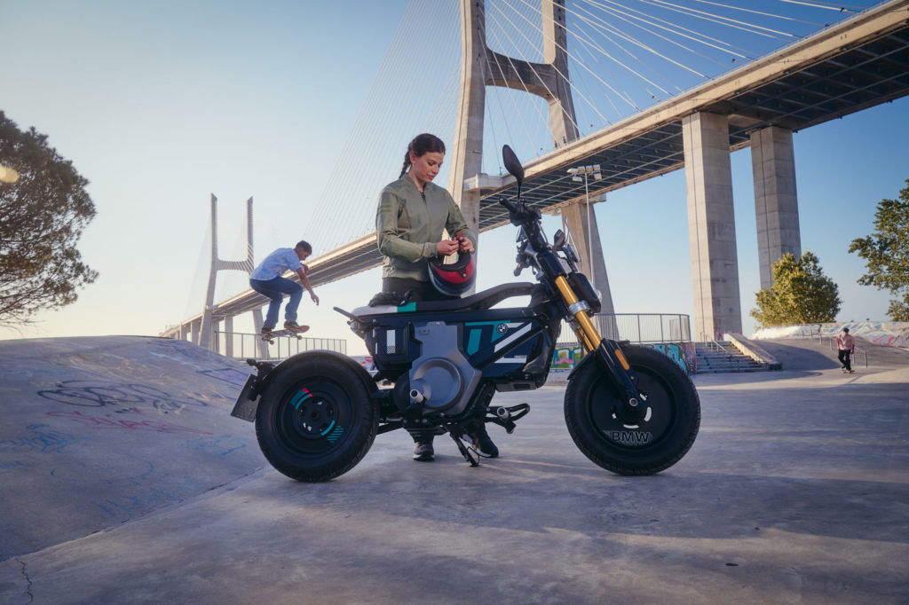 The BMW CE 02 eParkourer Is A Funky Entry-Level Electric Motorcycle - CleanTechnica