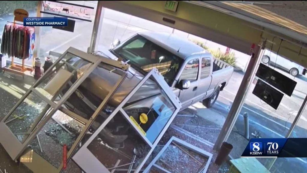 Truck barrels through Santa Cruz pharmacy - KSBW Monterey