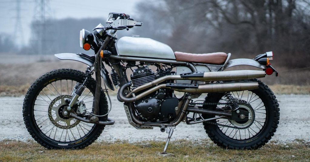 Work in progress: A peek at the Janus Gryffin 450 scrambler - Bike EXIF