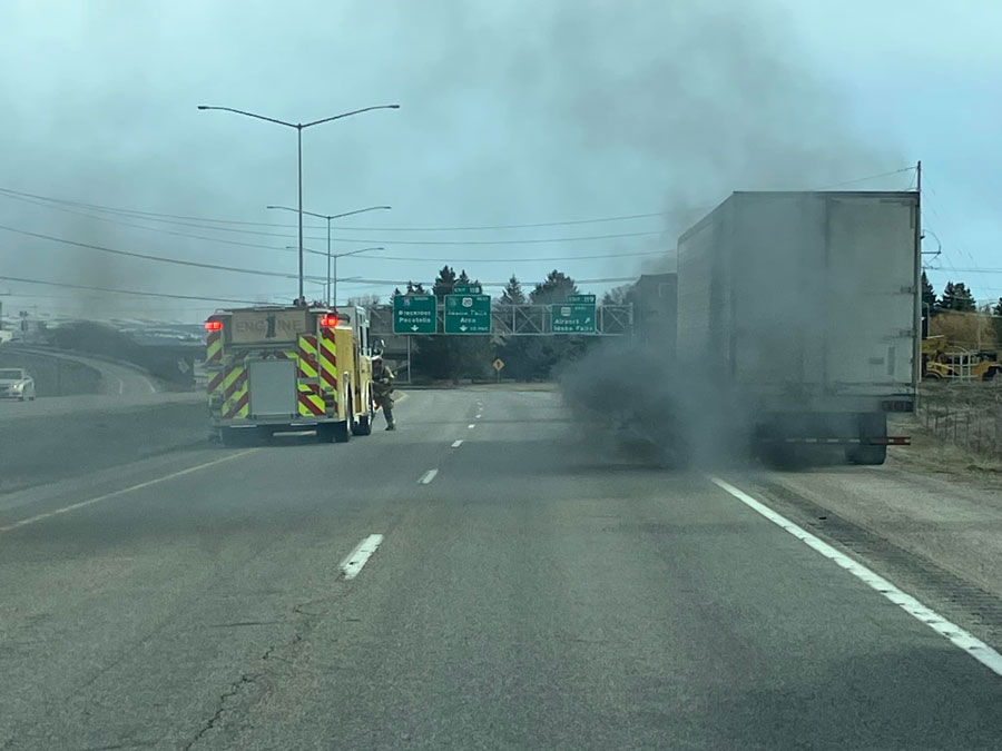 I-15 lane blocked in Idaho Falls after semi-truck catches fire - East Idaho News