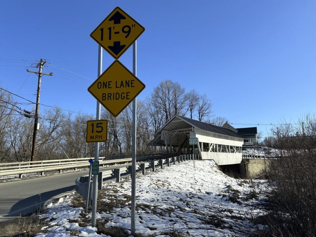 Historic covered bridges are under threat by truck drivers relying on GPS meant for cars - Yahoo Finance