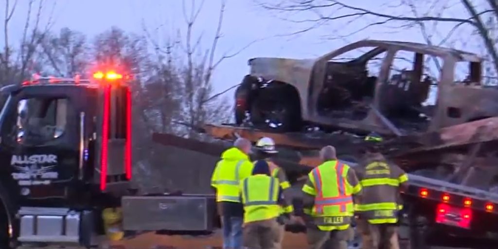 Eastbound I-69 shutdown due to semi truck fire near Bancroft - WILX