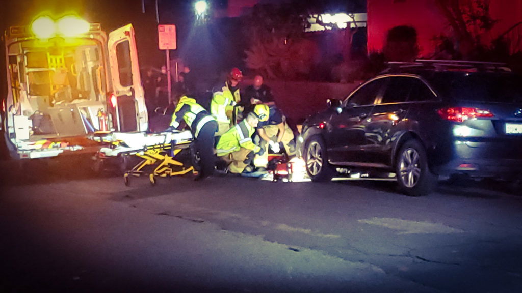 Motorcyclist Crashes on Olive Street to Avoid E-Bike Rider - Santa Barbara Edhat