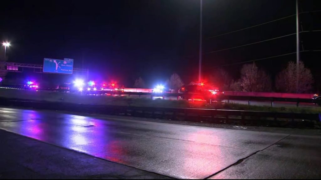 I-95 NB closed near Tilghman Street after stolen police car, chase ends with crash, police-involved shooting in Chester, Pa. - WPVI-TV