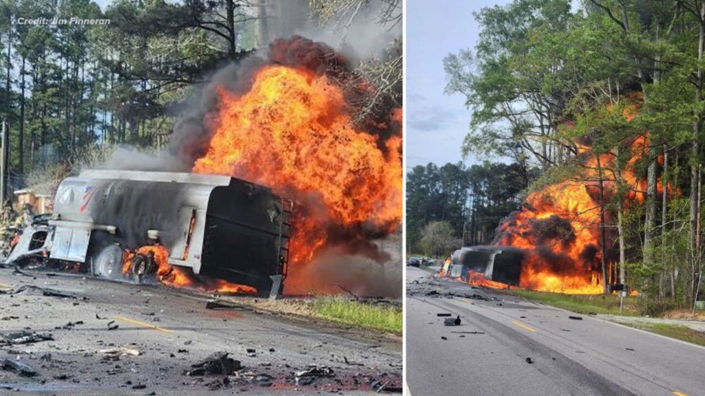 1 killed in Johnston County tanker truck crash - WTVD-TV