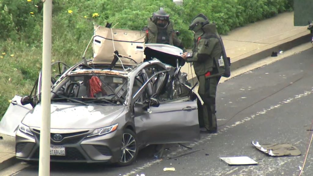 Daly City explosion that destroyed car on Westline Drive appears to be accidental, isolated incident, police say - KGO-TV