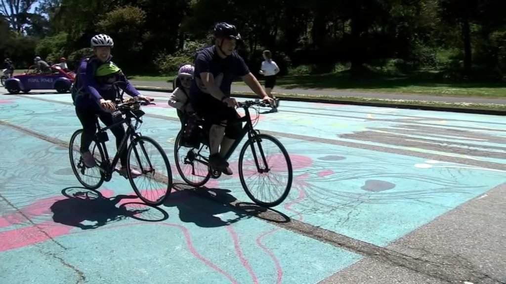 JFK Promenade in Golden Gate Park celebrates 4 years car-free; San Francisco looks for more ways to prevent traffic injuries - KGO-TV