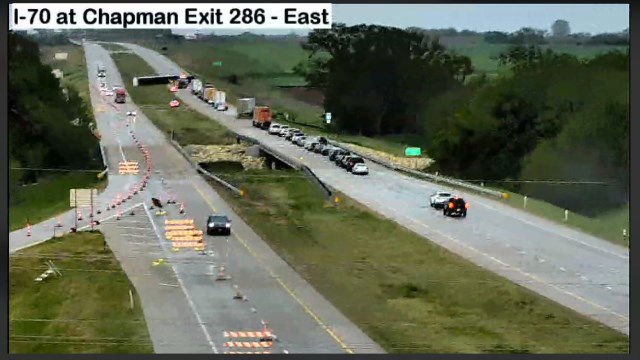 Strong winds cause semi-truck to blow over on Kansas highway - KAKE