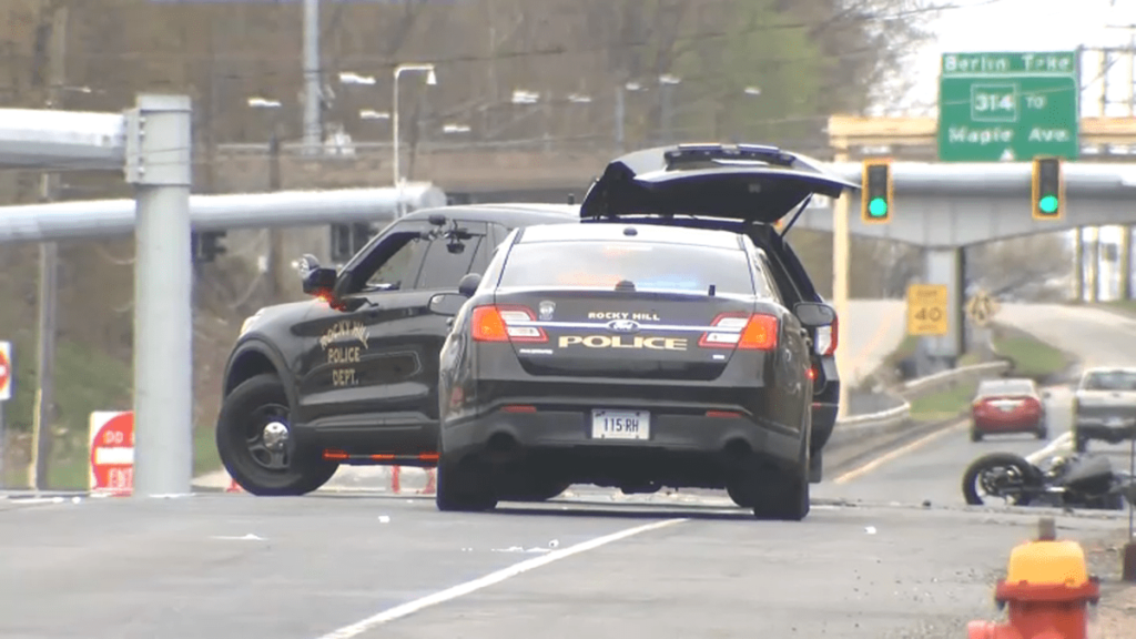 Motorcycle crash closes portion of Berlin Turnpike in Wethersfield - NBC Connecticut