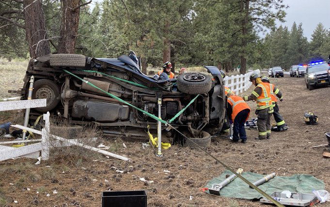 Two people killed in SUV-truck rollover crash on Knott Road; second passenger injured - KTVZ