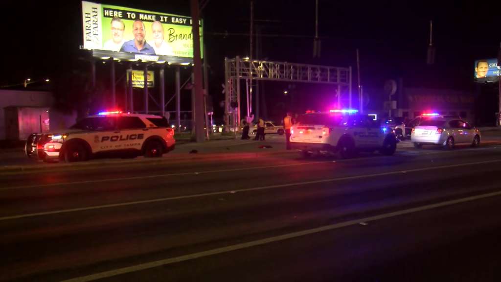 Pedestrian hit by car near major Tampa intersection - WFLA