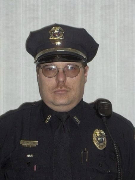 This photo provided by Nebraska State Patrol shows Ceresco Police Officer Ross Bartlett. Bartlett was killed when his squad car was struck by another vehicle after he made a traffic stop in eastern Nebraska, authorities said Saturday, April 13, 2024. (Nebraska State Patrol via AP)