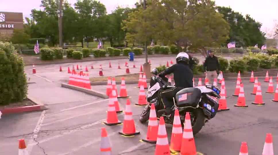 Motorcycle officers' skills put to the test at Folsom competition - KCRA Sacramento