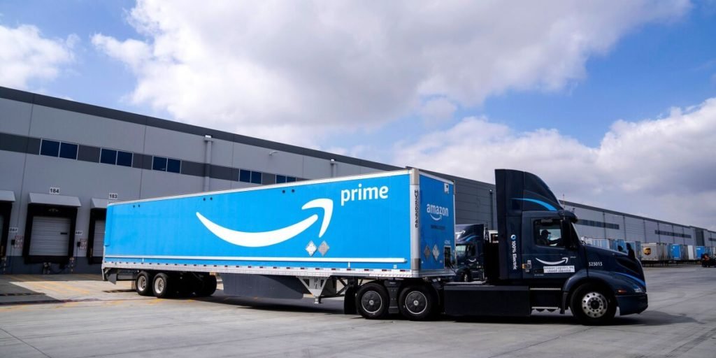 Amazon electric trucks roll out in California, support sustainability goals - About Amazon