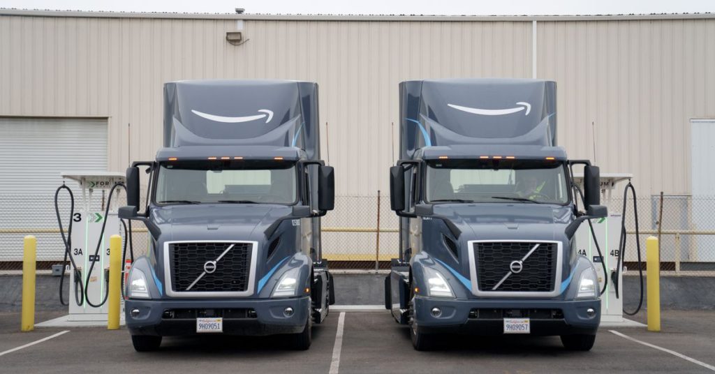 Amazon adds 50 electric trucks to its delivery fleet in a bid to reduce pollution - The Verge