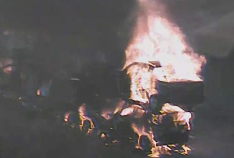 Truck fire, numerous crashes around Las Vegas Valley - KLAS - 8 News Now