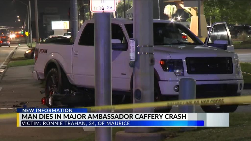 Maurice man killed in Thursday night motorcycle crash on Ambassador Caffery - KLFY