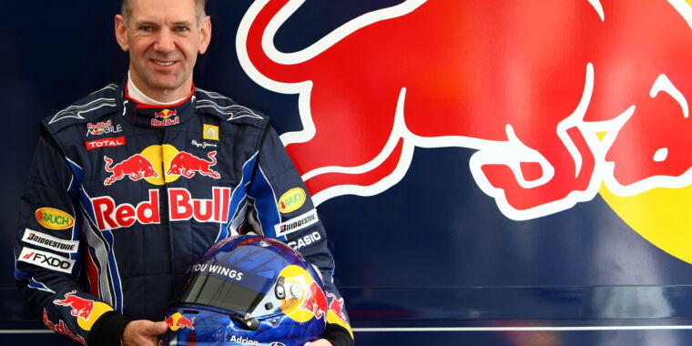 CHICHESTER, ENGLAND - JULY 02:  Red Bull Racing Chief Technical Officer, Adrian Newey prepares to drive the Red Bull Racing RB5 up the hill during day one of The Goodwood Festival of Speed at The Goodwood Estate on July 2, 2010 in Chichester, England.  (Photo by Andrew Hone/Getty Images for Red Bull)