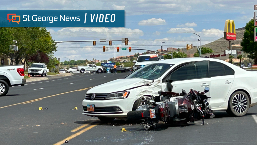 Motorcycle rider seriously injured on West Sunset Boulevard incident in St. George - St. George News