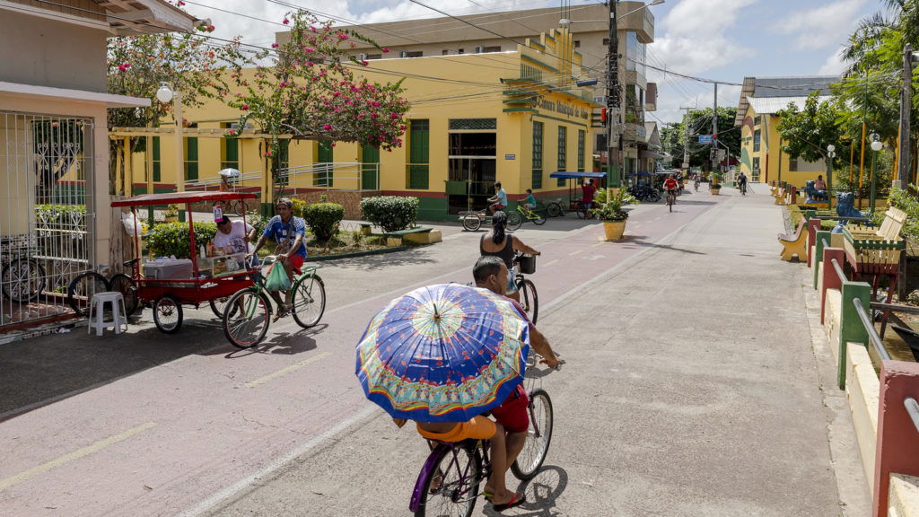 No cars allowed in Brazil Amazon town cycling to net zero emissions - NPR