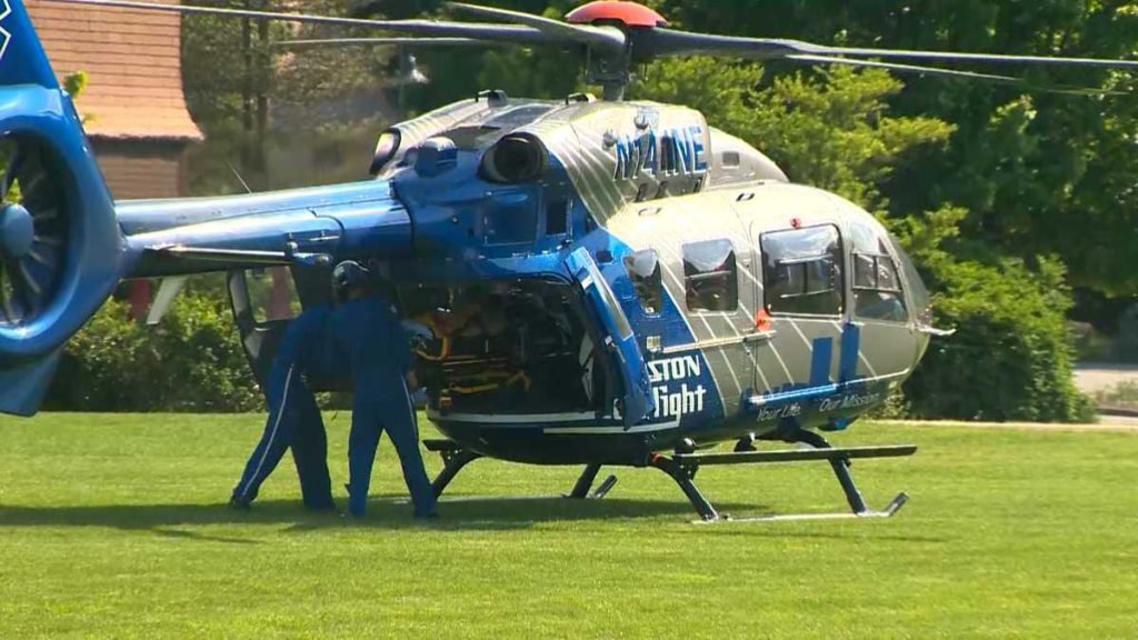 Bicyclist flown to Boston hospital after being struck by car - WCVB Boston
