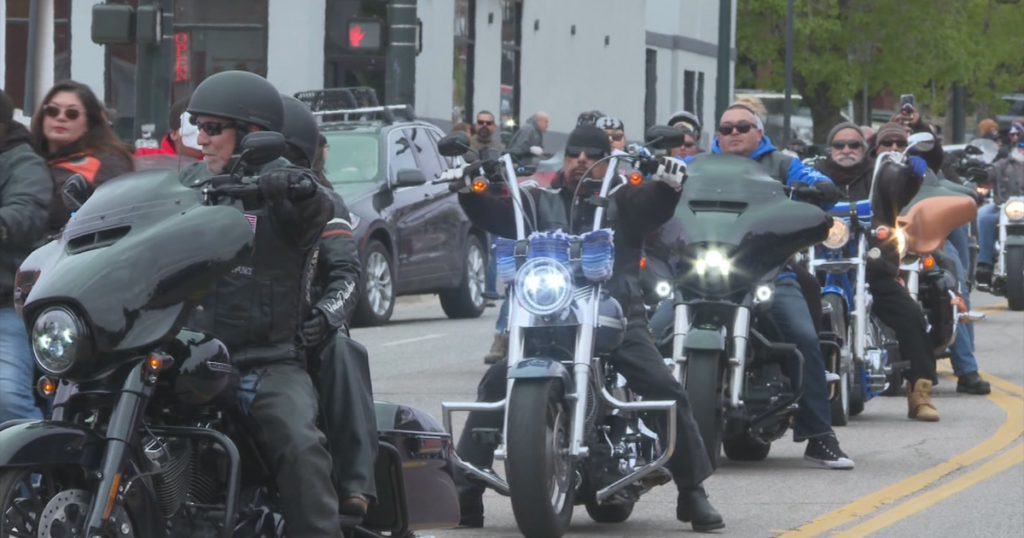 Colorado motorcyclists holds "Pride Ride" for Cinco de Mayo - CBS News