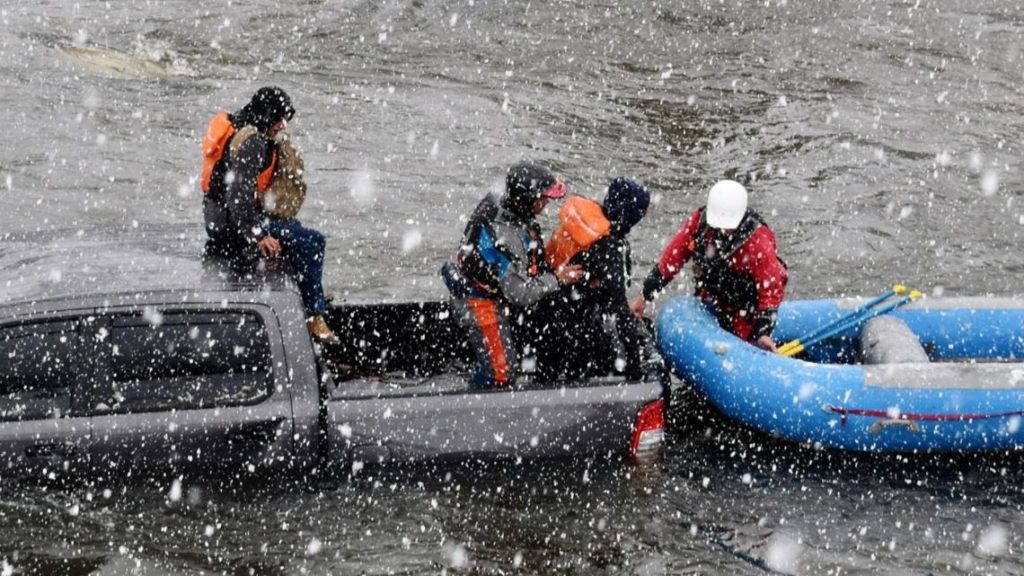 Two people rescued after crashing truck into Colorado river - 9News.com KUSA