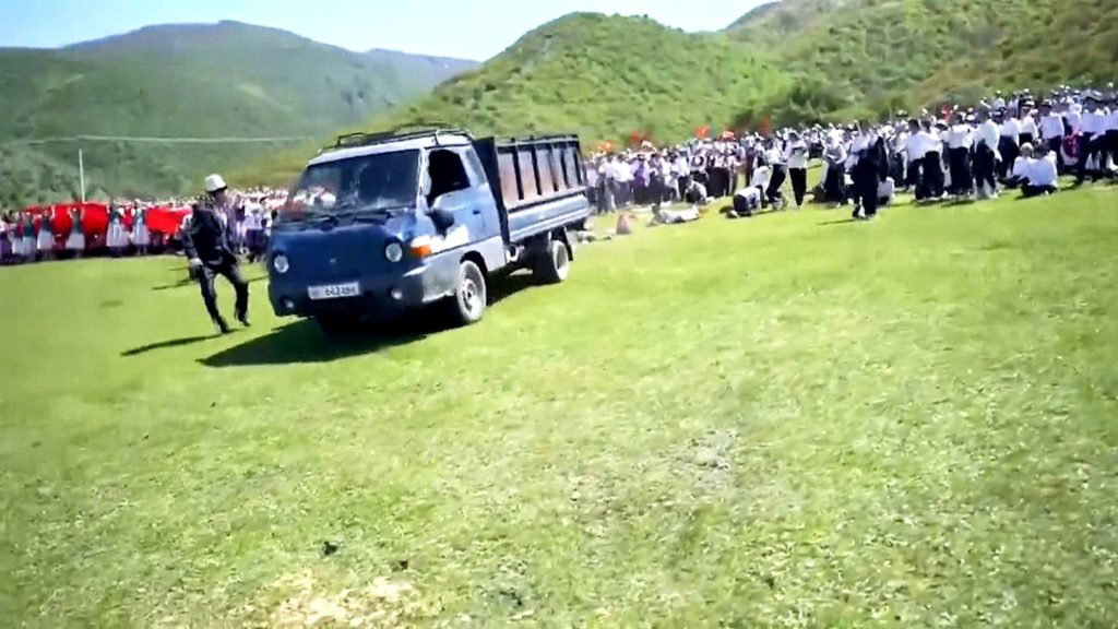 Runaway truck hits dozens of children at Kyrgyzstan cultural event - NBC News