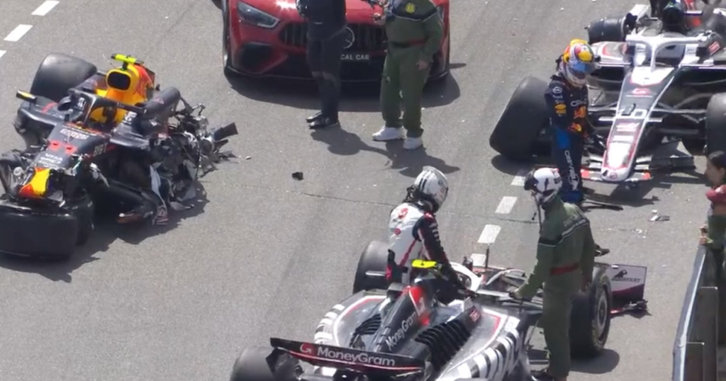 Breaking: Monaco GP red-flagged after huge three-car pile-up - Racingnews365.com