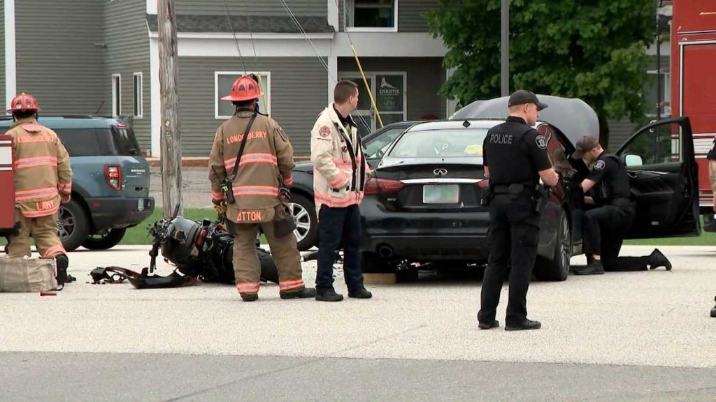 Route 102 in Londonderry closed due to serious crash involving motorcycle, police say - WMUR Manchester