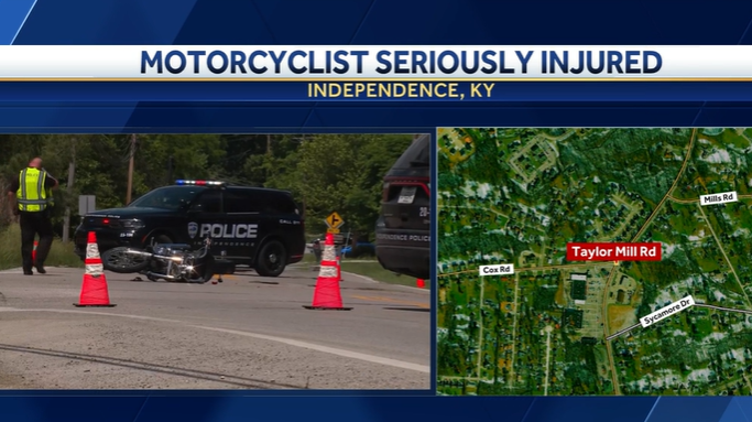 20-year-old seriously injured after motorcycle crash in Kenton County - WLWT Cincinnati