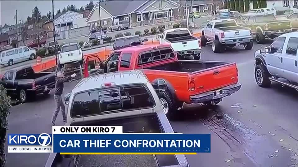 Pierce County man charged after chasing his stolen truck - KIRO Seattle