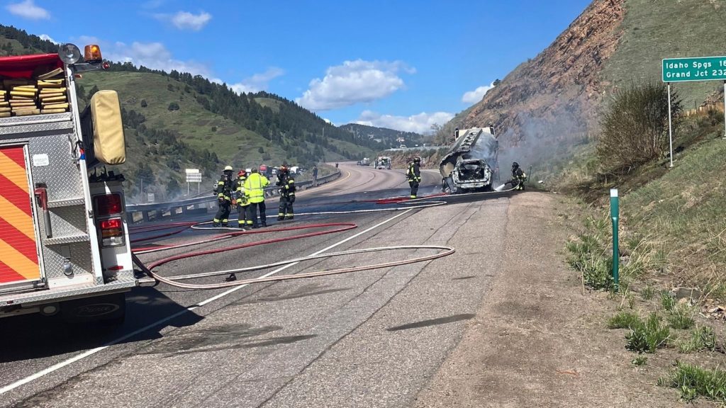 1 person has died and another is hurt after a fiery tanker truck crash in Colorado - ABC News