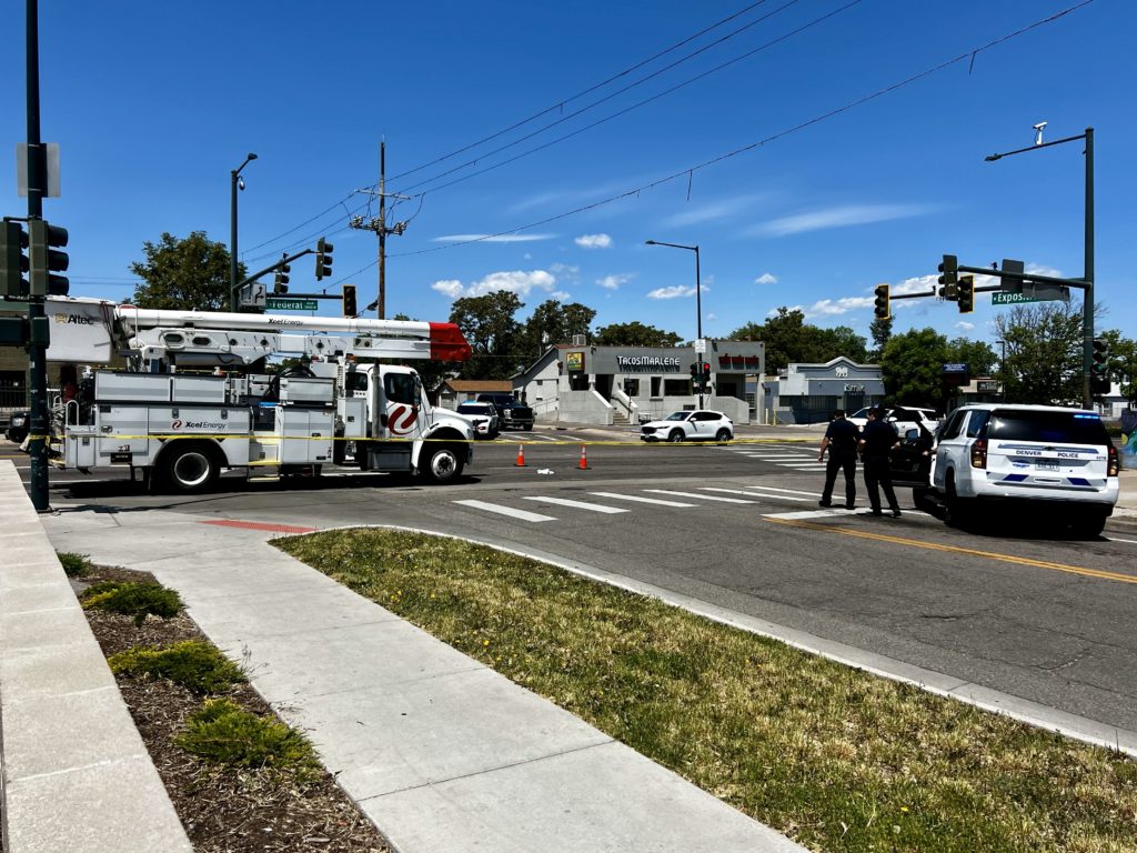 Pedestrian hurt in crash involving Xcel Energy truck: Police - FOX 31 Denver