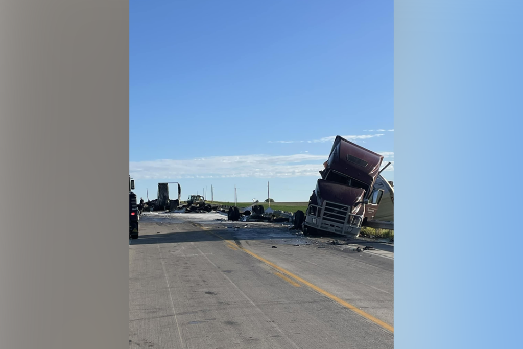 Traffic being diverted on U-75 after crash involving semi-truck - KSNT News