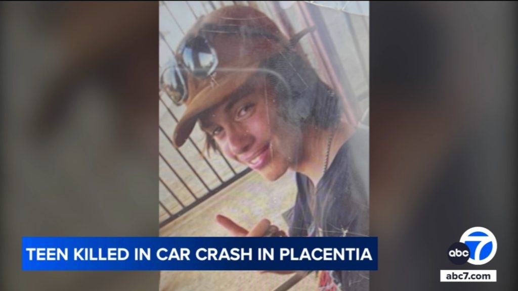 17-year-old student ID'd after being killed in 2-car crash while driving to school in Placentia - KABC-TV