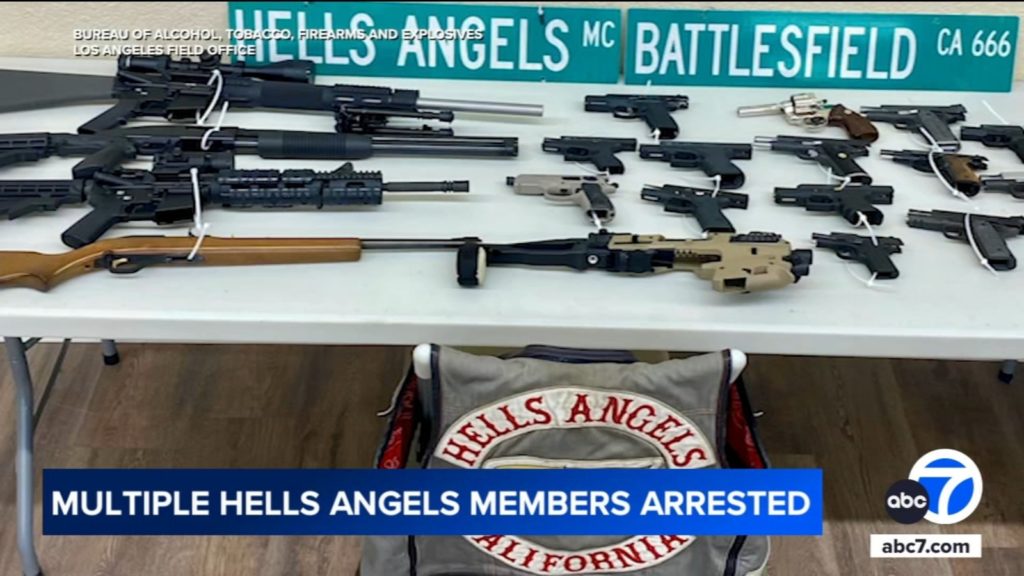 Entire Bakersfield chapter of Hells Angels arrested in multi-agency investigation - KABC-TV