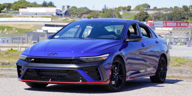 The refreshed 2024 Hyundai Elantra N remains a darn good enthusiast car - Ars Technica