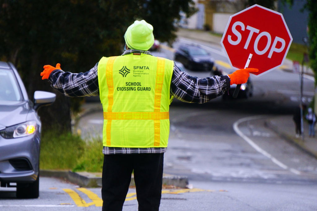 Crossing guards say driverless cars nearly hit them in crosswalks - NBC News