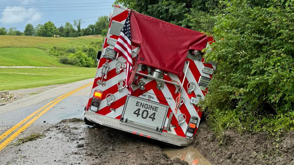 Firefighters injured in crash involving fire truck in Milton - WCHS