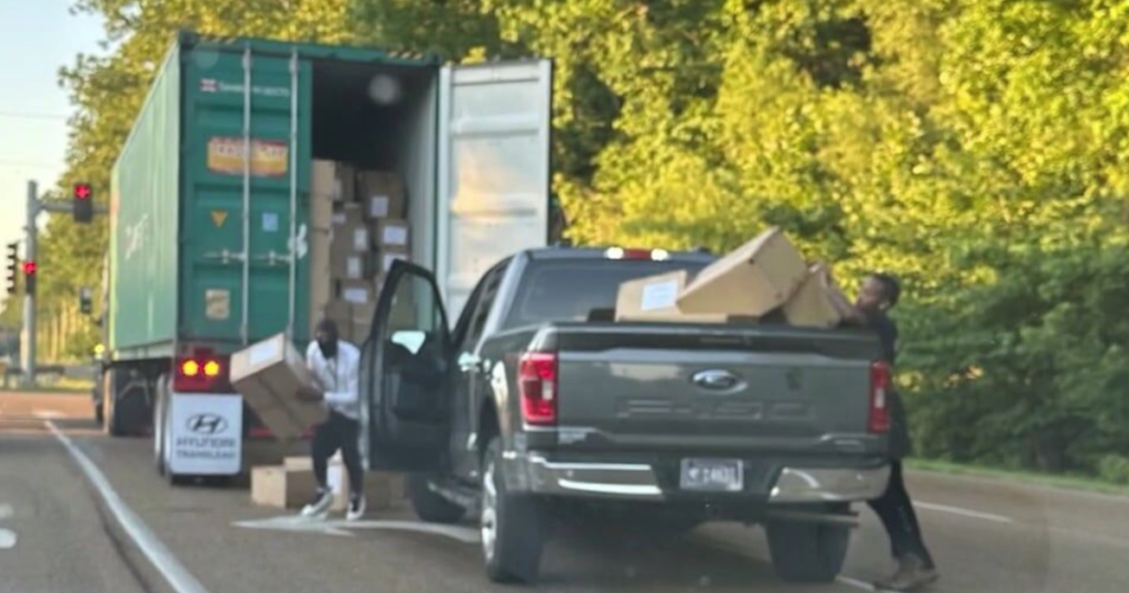 Truck robbed in front of Nike logistics center - FOX13 Memphis