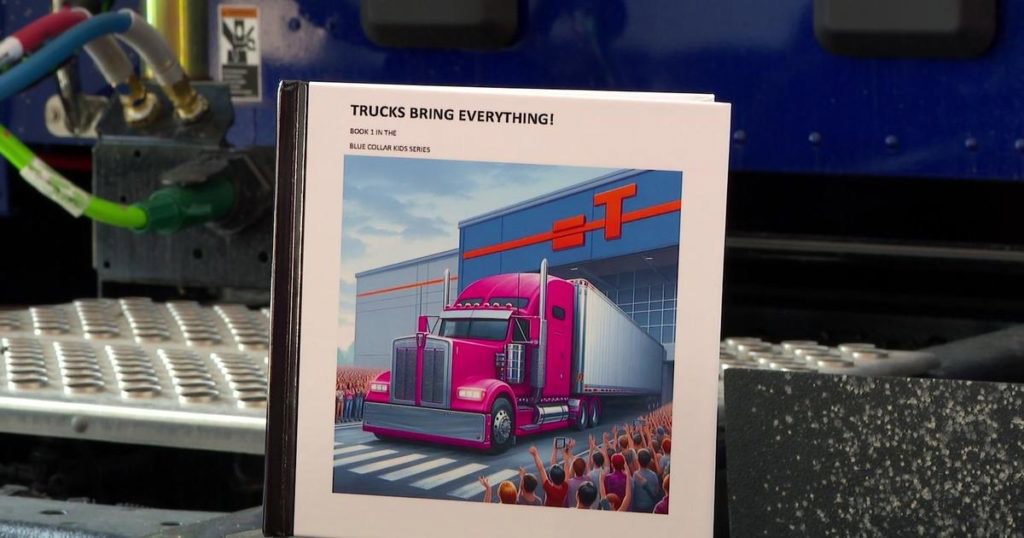Twin Cities woman writes book series to introduce toddlers to truck driving career - CBS Minnesota