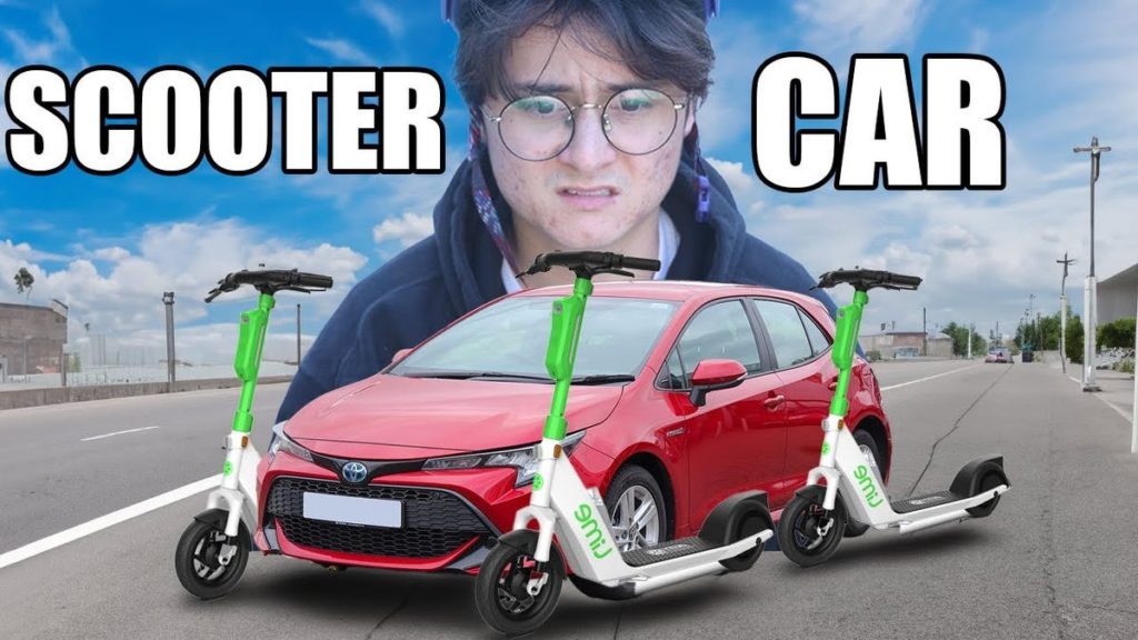 Watch A YouTuber Build A Car Out Of Electric Scooters - Jalopnik