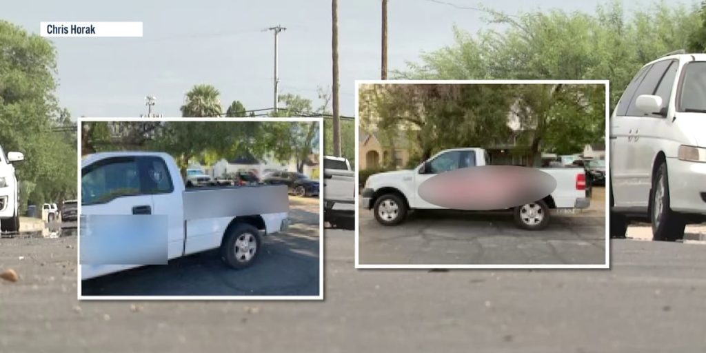 Hateful messages, symbols spray painted on 9 cars, vans, trucks in central Phoenix - Arizona's Family